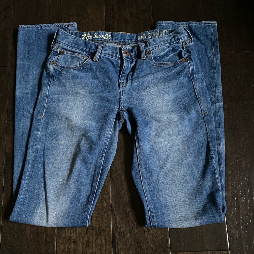 Madewell Rail Straight Denim Jeans 25 x 34